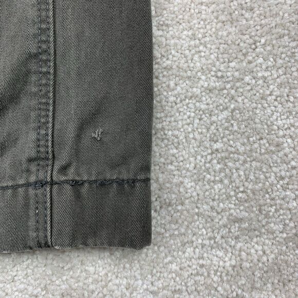 J.Crew Vintage Button Fly Khaki Chino Pants Men 33x32 Cotton Officer - Picture 7 of 16